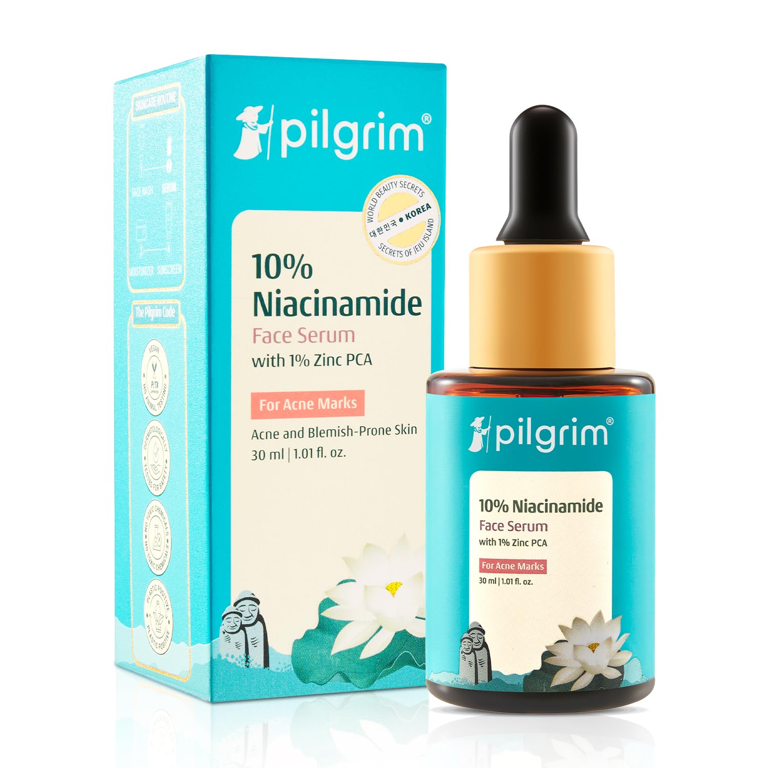 Pilgrim 10% Niacinamide Face Serum For Acne Marks 30ml